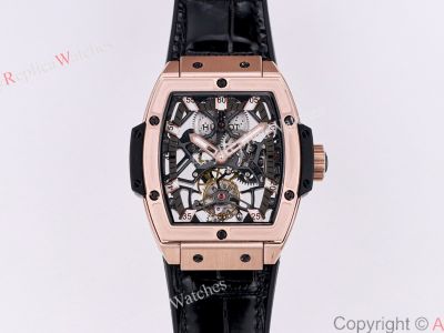 Hublot Masterpiece Hub9006 Manual Movement Rose Gold Case/Markers Men Watch